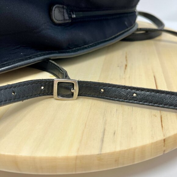 COACH  Vintage 1998 Black Neoprene Leather Small Backpack w/hangtag - Picture 5 of 13